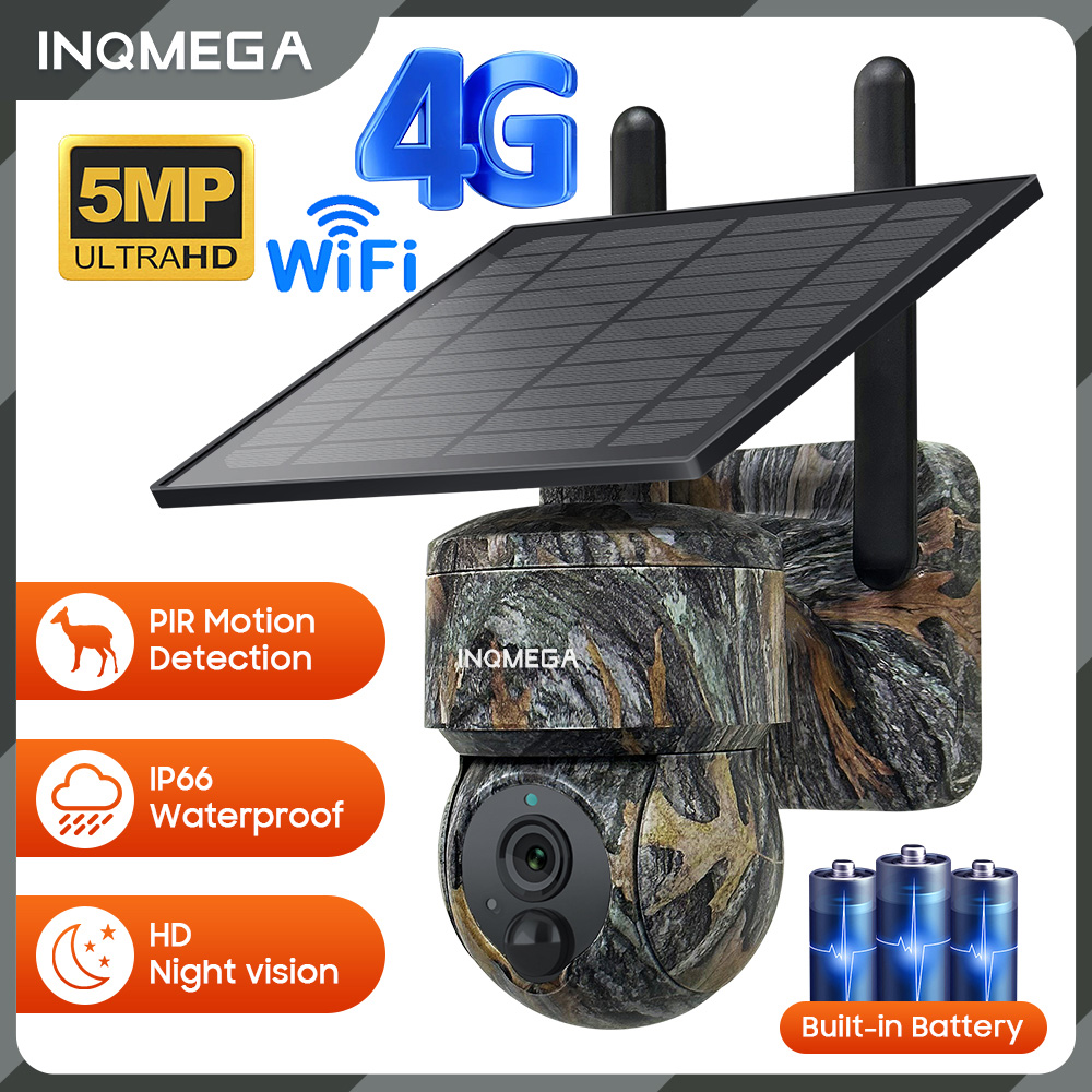 INQMEGA 5MP 4G / WIFI Solar Wi - đánh giá và giá Garden Camera