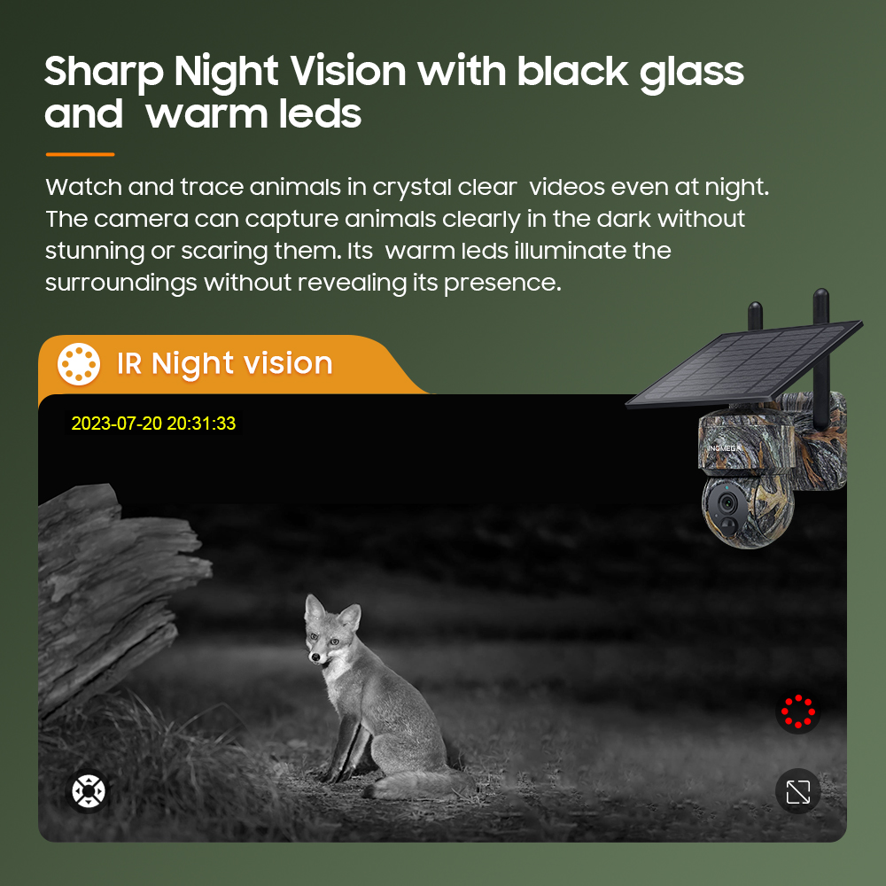 INQMEGA 5MP 4G / WIFI Solar Wi - đánh giá và giá Garden Camera