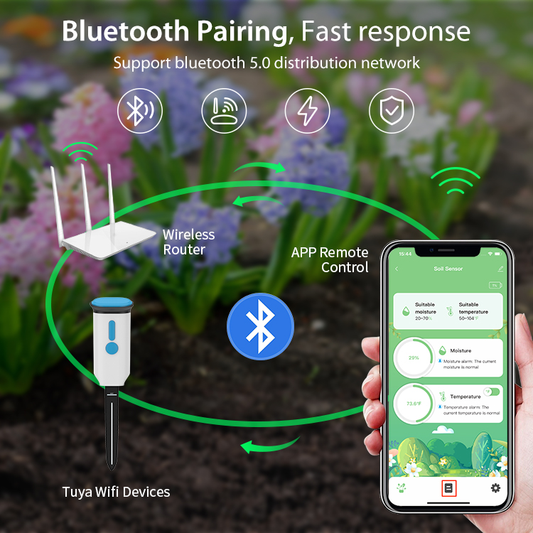 Tuya Smart Soil Moisture Senso - đánh giá và giá Plant Monitor