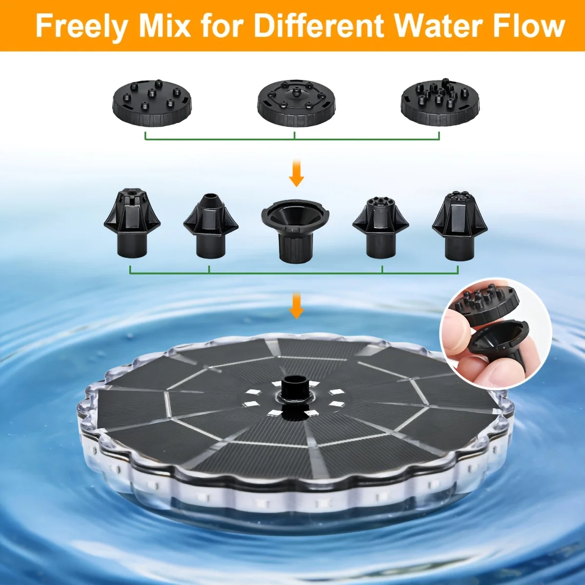 3.5W Outdoor Solar Fountain fo - đánh giá và giá Indoor Garden Kit