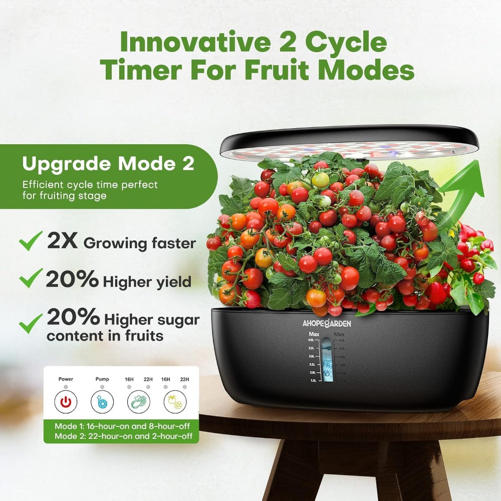 12 Pod Hydroponic Garden with  - đánh giá và giá Hydroponic Grow Pod