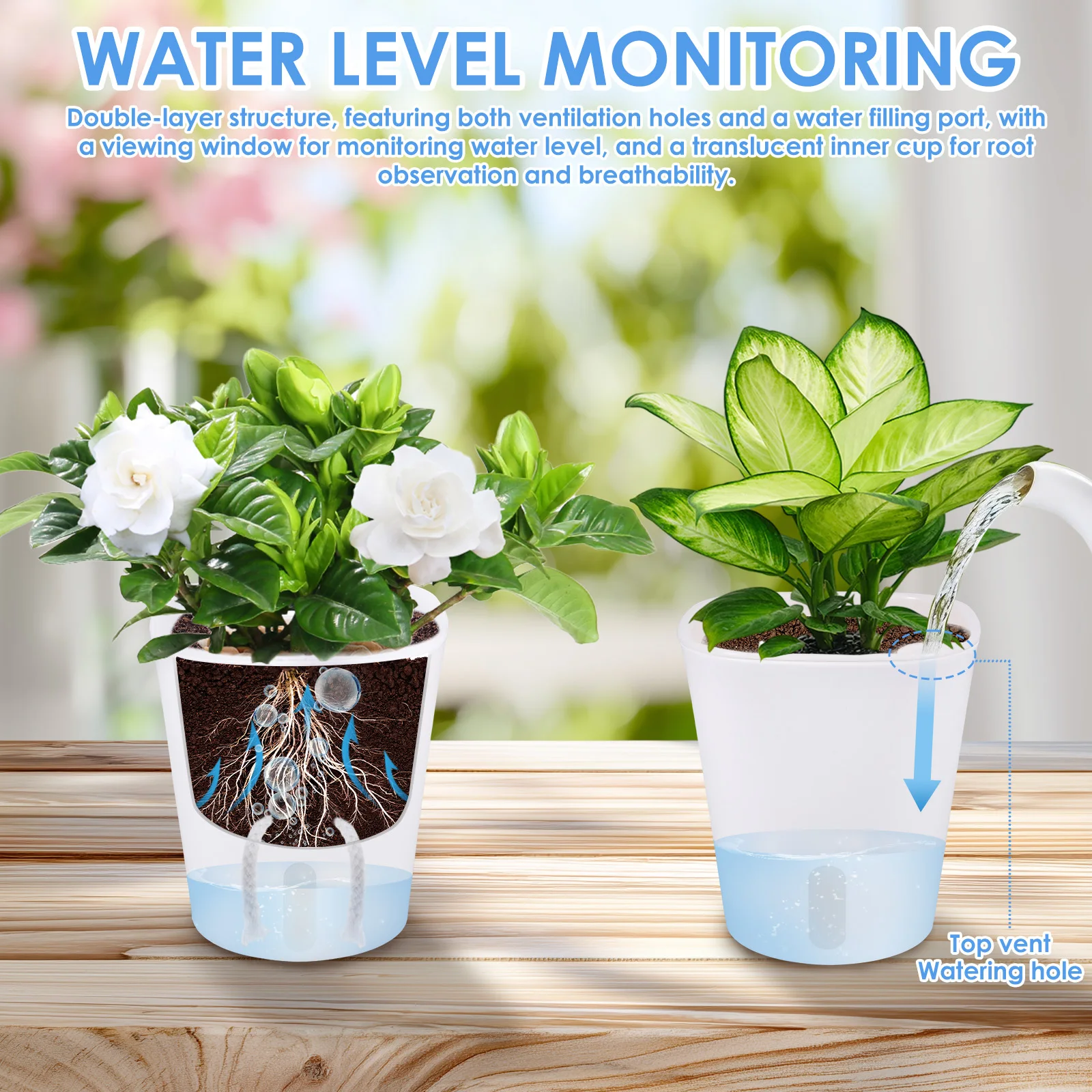 10 Pcs Self Watering Planter L - đánh giá và giá Hydroponic Grow Pod