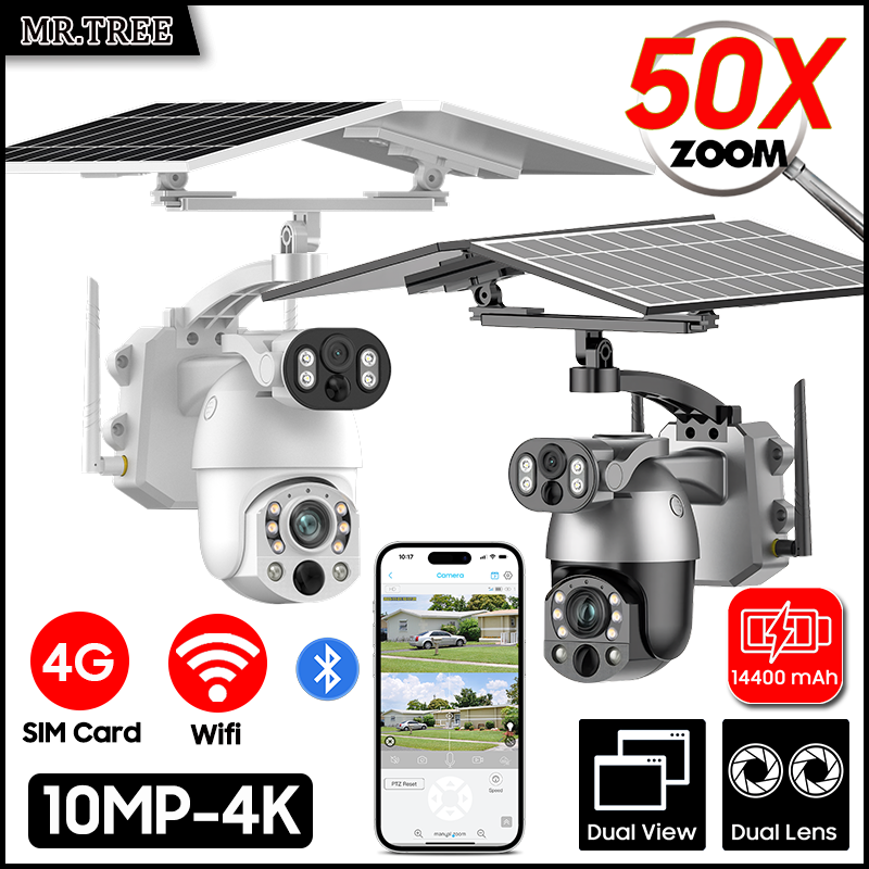 4K 50X Optical Zoom Dual Lens  - đánh giá và giá Garden Camera