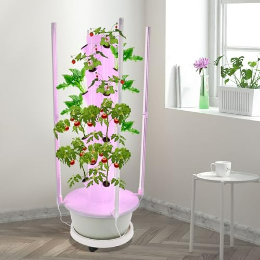 Hydroponic growing tower for i - đánh giá và giá Hydroponic Tower